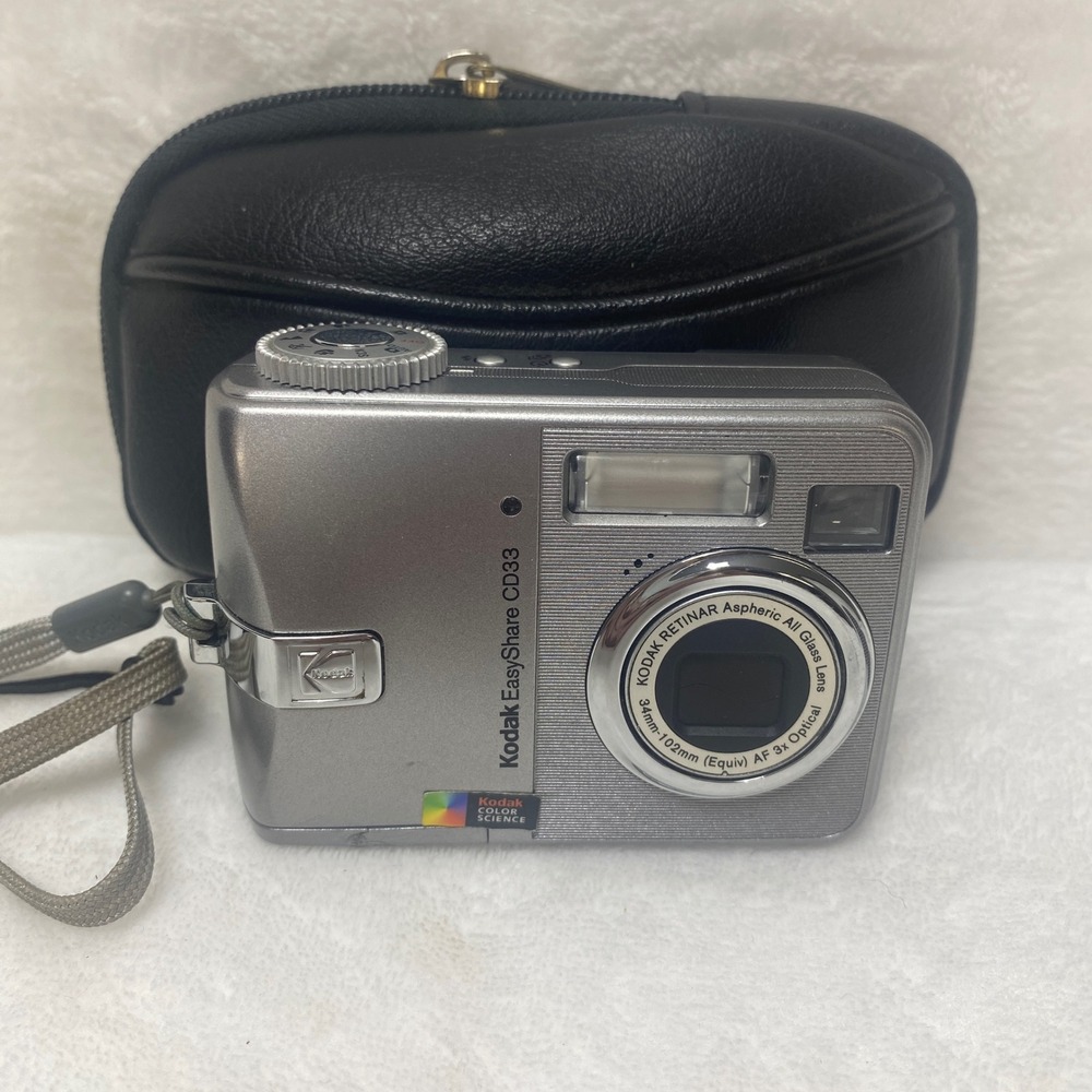 KODAK EASYSHARE‎ DIGITAL CAMERA CD33 SILVER ZOOM NON-WORKING